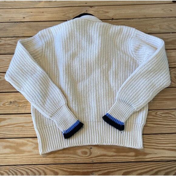 Vintage Irish Brand Wool Knit Sweater Size Large Women’s White - Picture 2 of 6